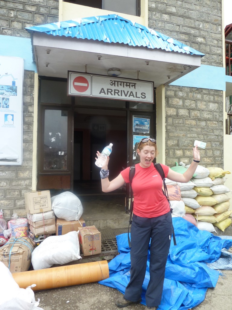 Everest Base Camp Trek - the arrivals hall in Lukla