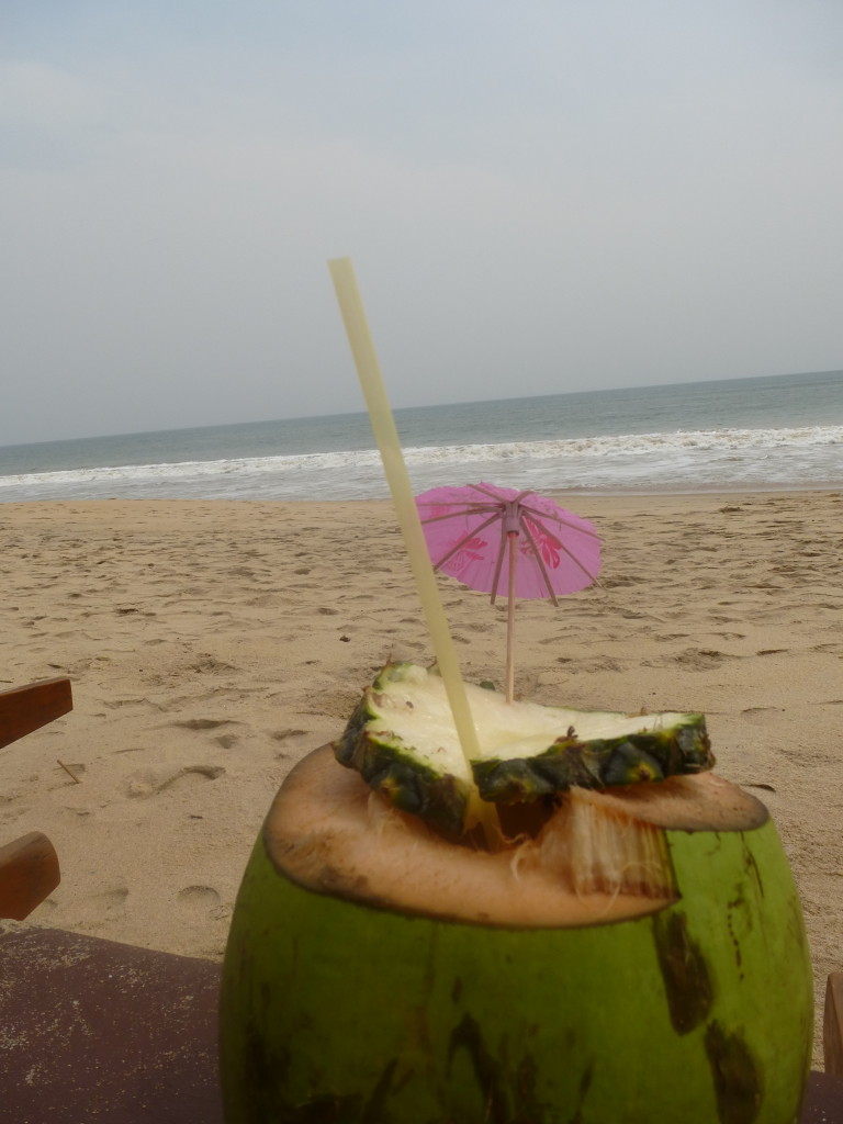 coconut on beach