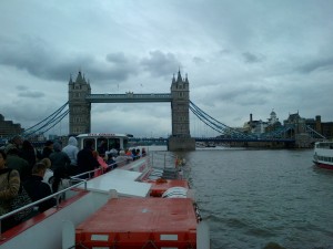 Riverboat cruise down The Thames