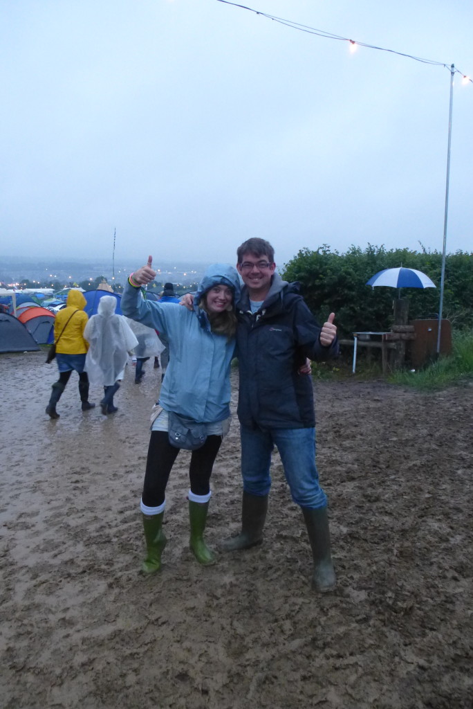 Got to have a bit of mud at Glasto