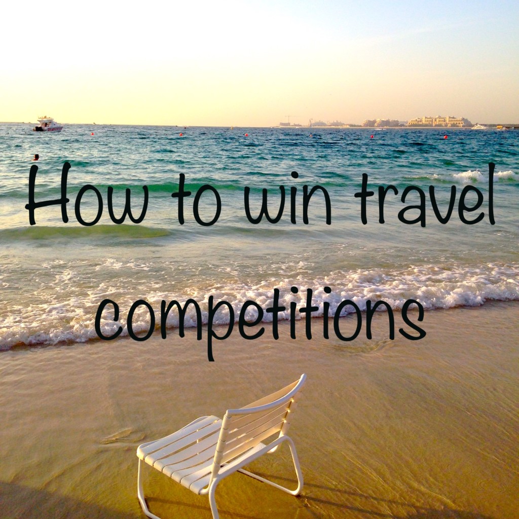 How to win travel competitions