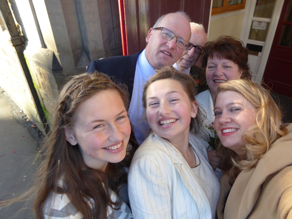 Wedding selfie Bakewell