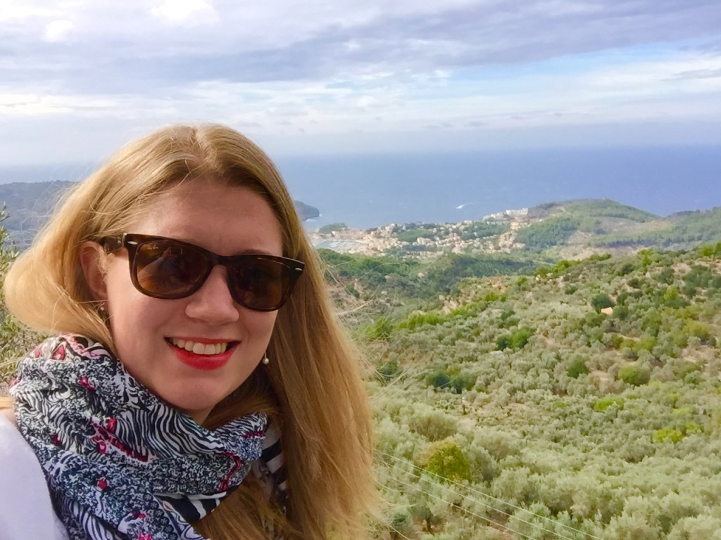 views in Mallorca, She Gets Around Jen Lowthrop