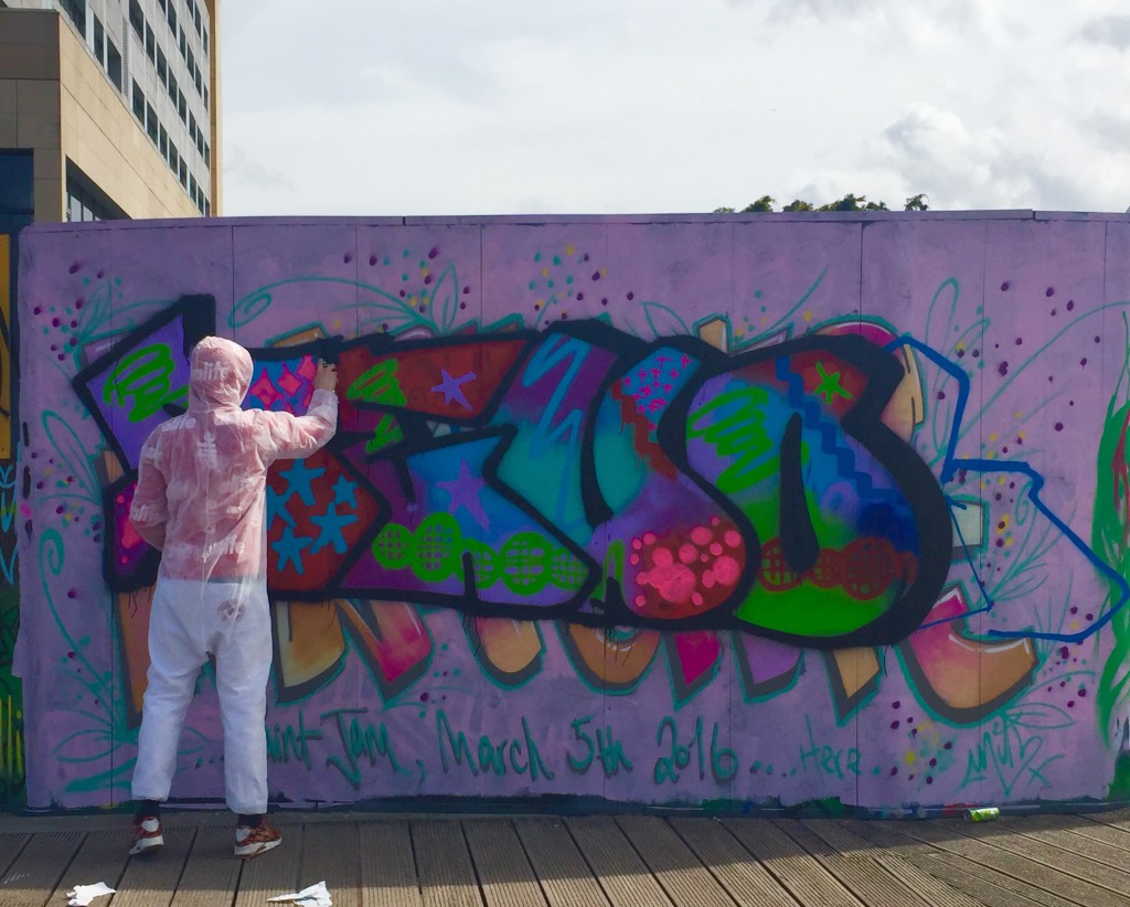 graffiti artist in Cardiff