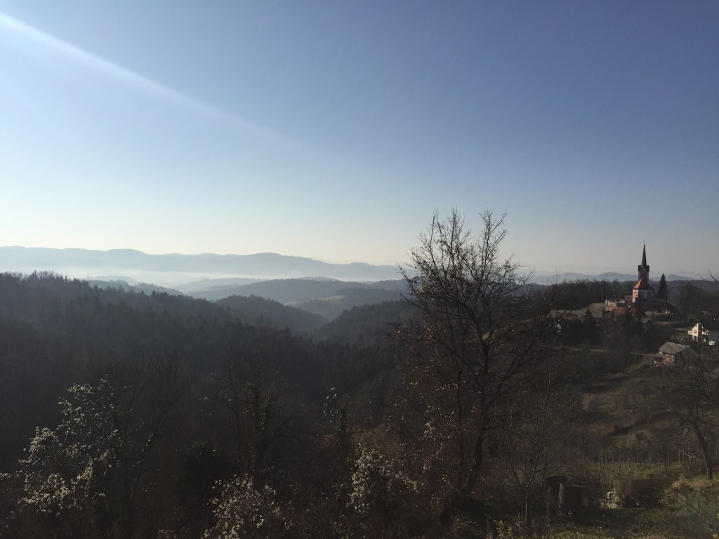 views across the Brda region
