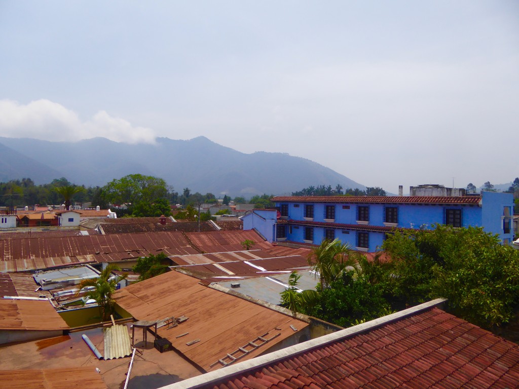 roof top viewsover Antigua Guatemala