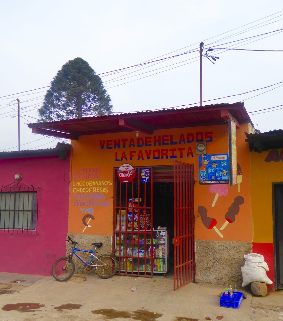 local shop in Antigua, Guatemala