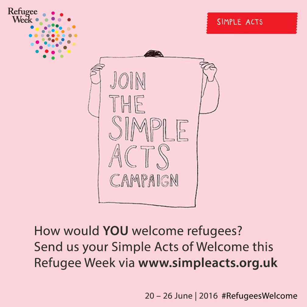 #RefugeesWelcome