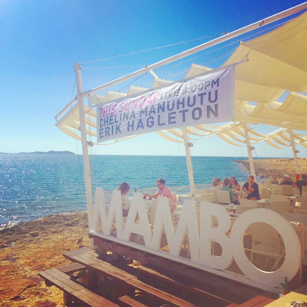 sunset at Cafe Mambos Ibiza