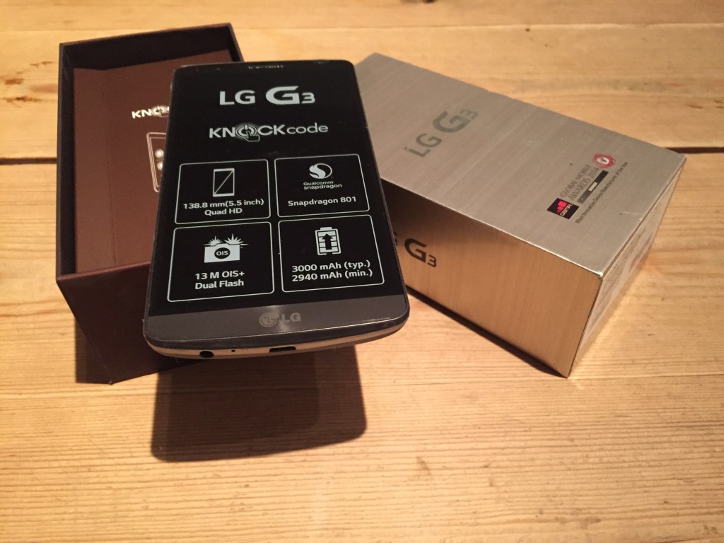 win an LG G3 mobile phone