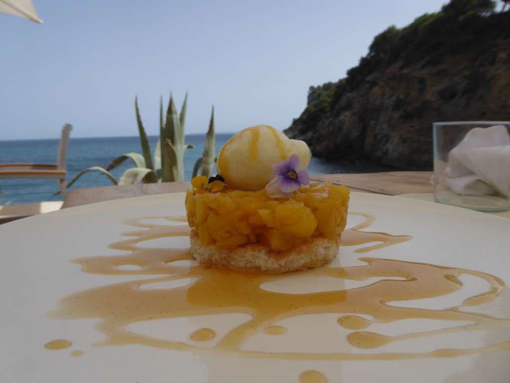 Food at Amante beach resort, Ibiza