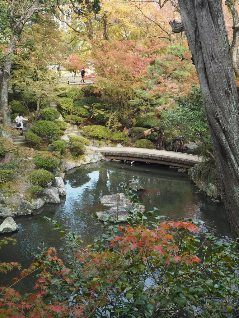 Japanese garden at Wakayama Castle
