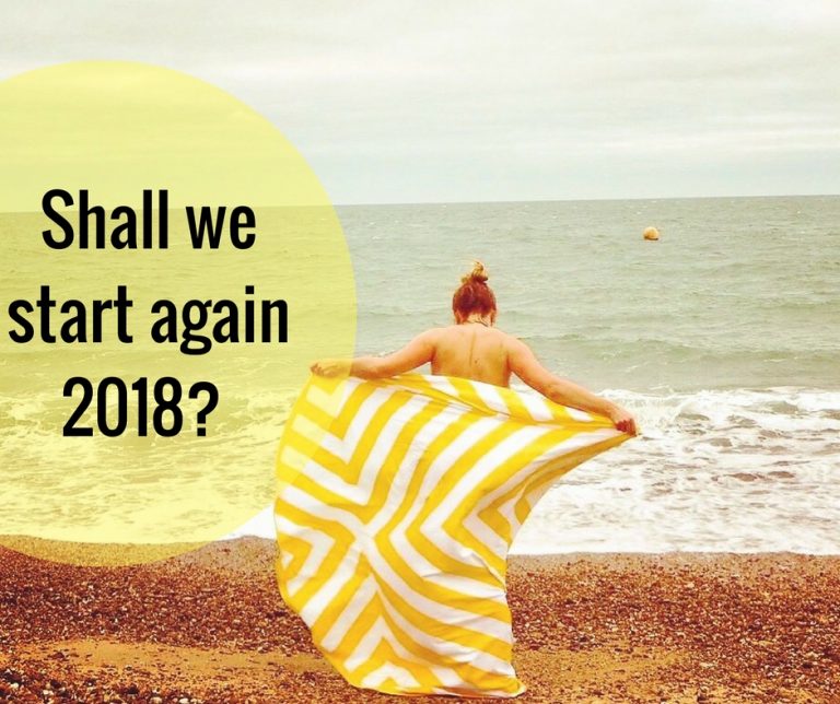 Shall we just start again 2018? – Happy New Year