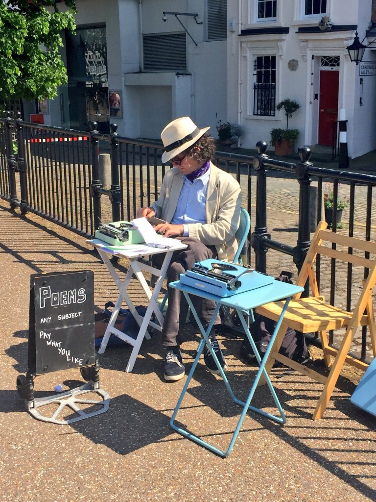 Write any poem on the Southbank