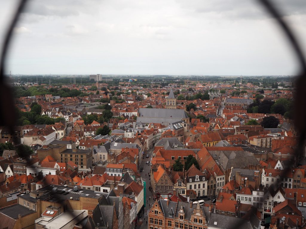 The Bruge Belfry - views from the top