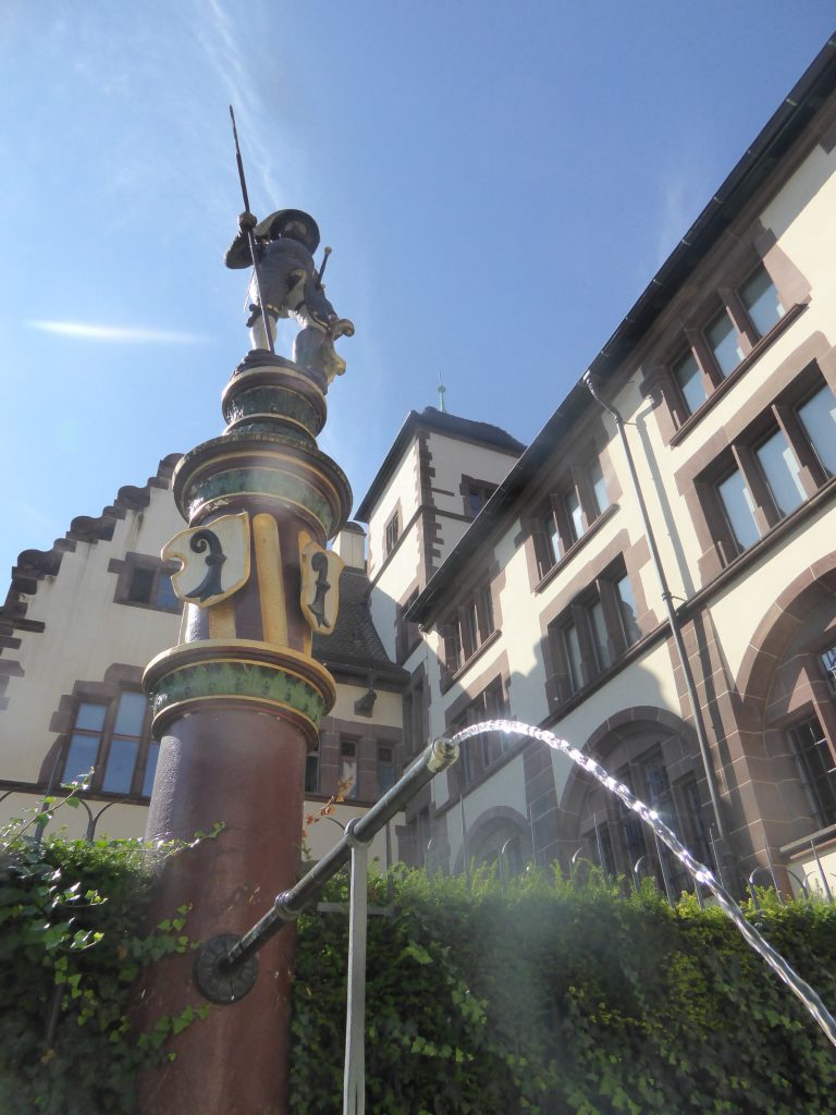 one of over 300 fountains in Basel, Switzerland