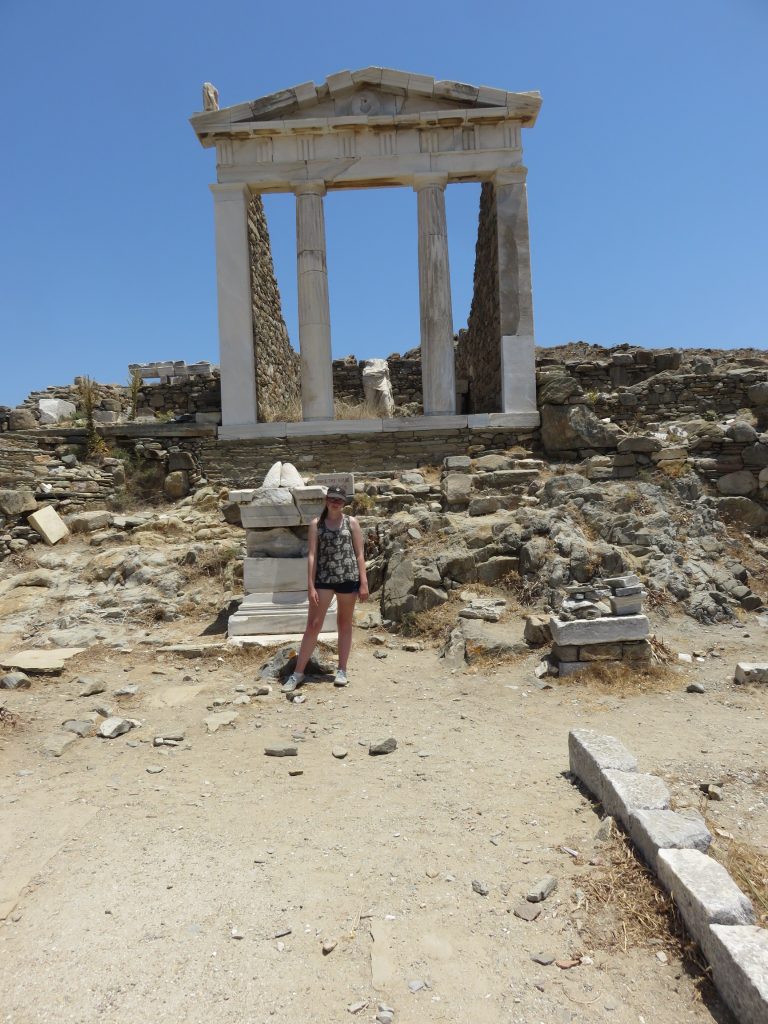 a day trip to Delos from Andros