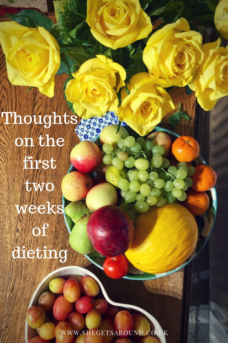 Thoughts on the first two weeks of dieting