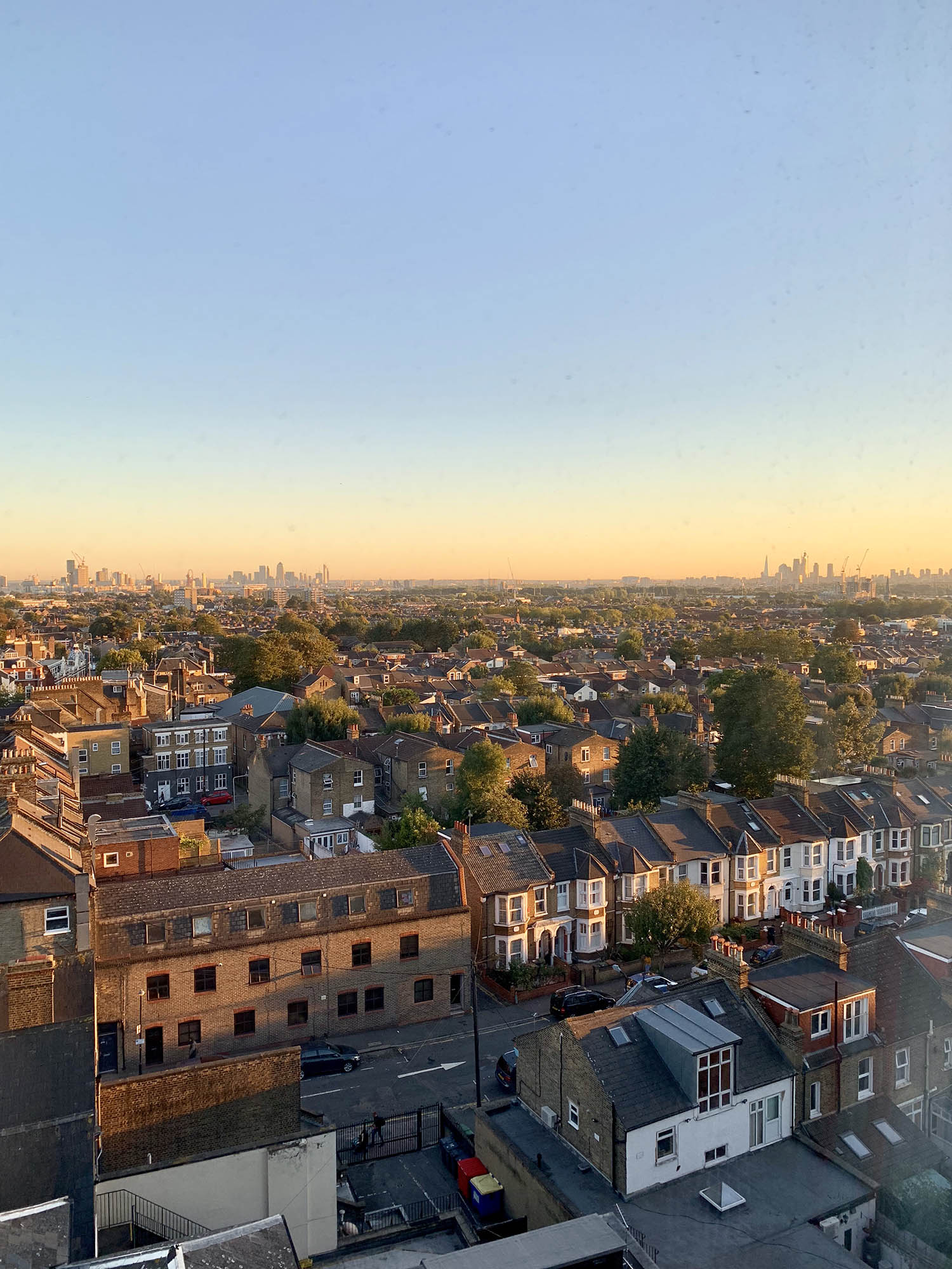 Views from Travel lodge in Walthamstow