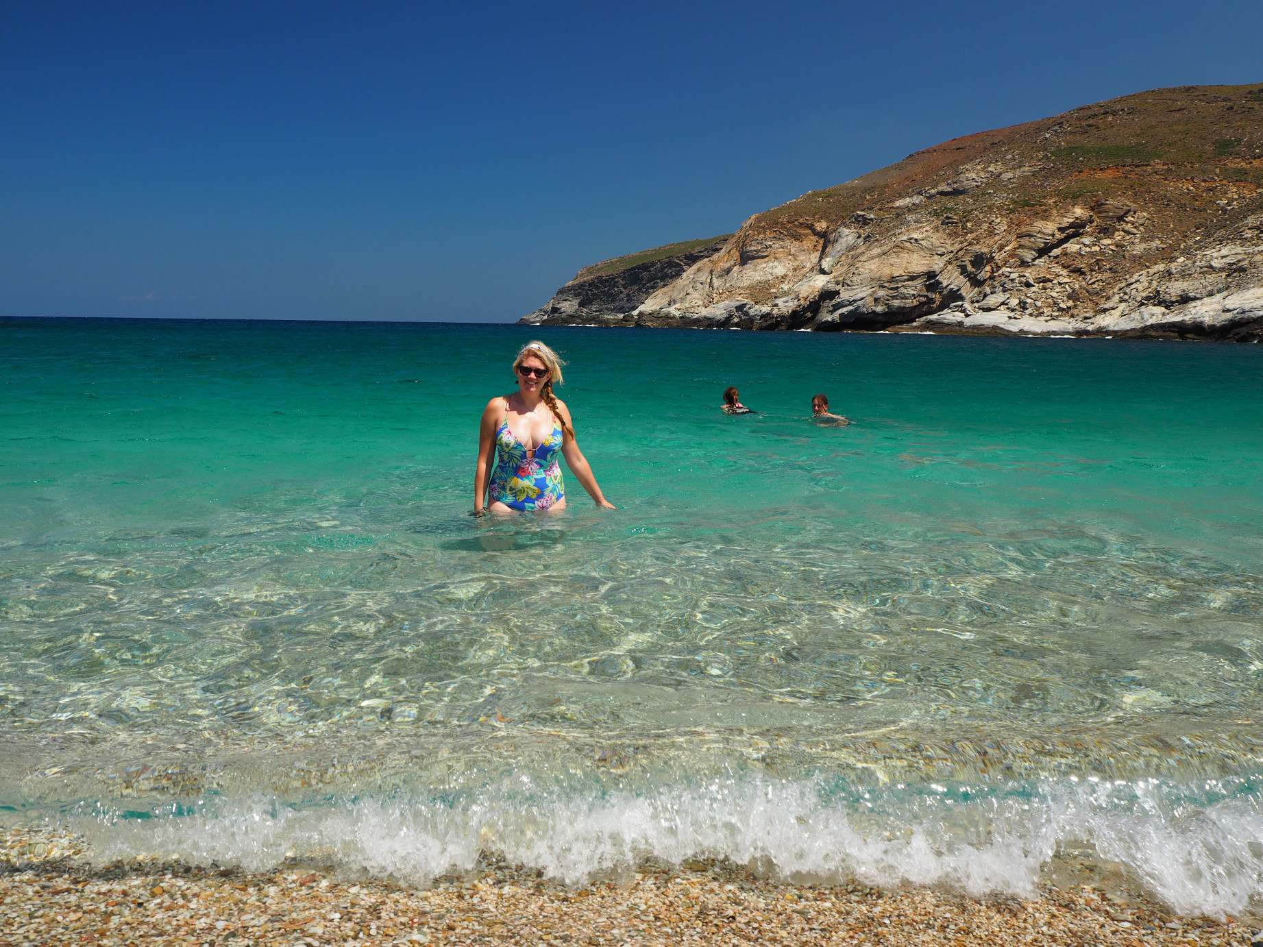 Best hiking trails in Andros - Zorkos Beach