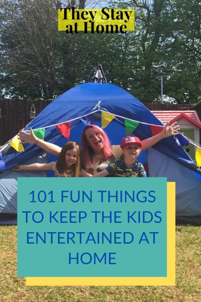 101 fun things to entertain the kids at home