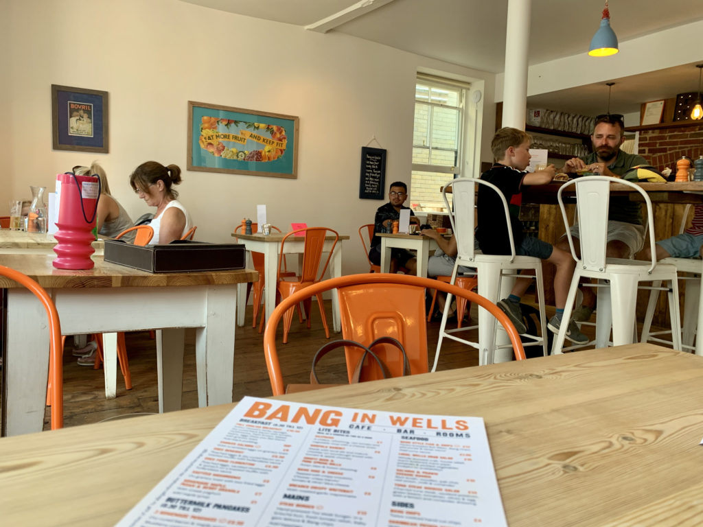 Bang in Wells, Dog friendly Norfolk Restaurant