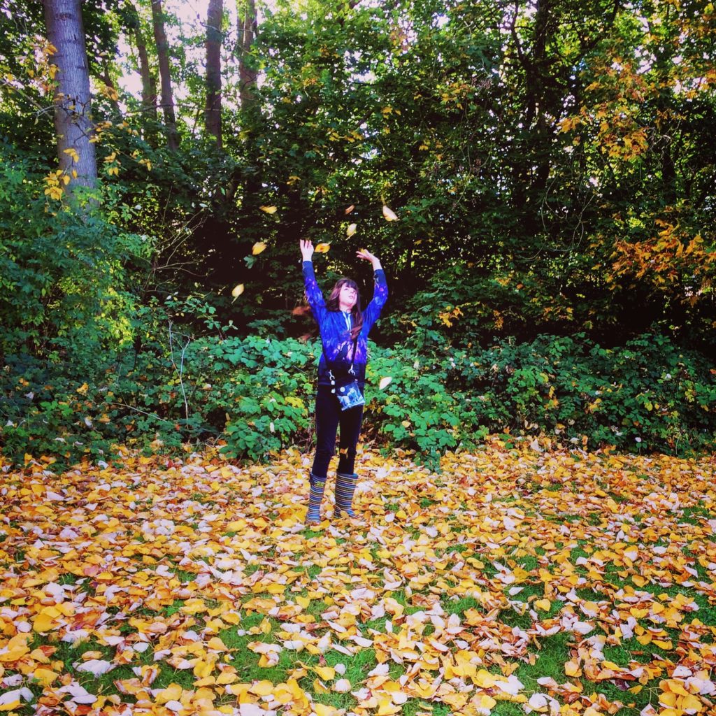 Top Things to Enjoy about Autumn Walks - Leaf throwing