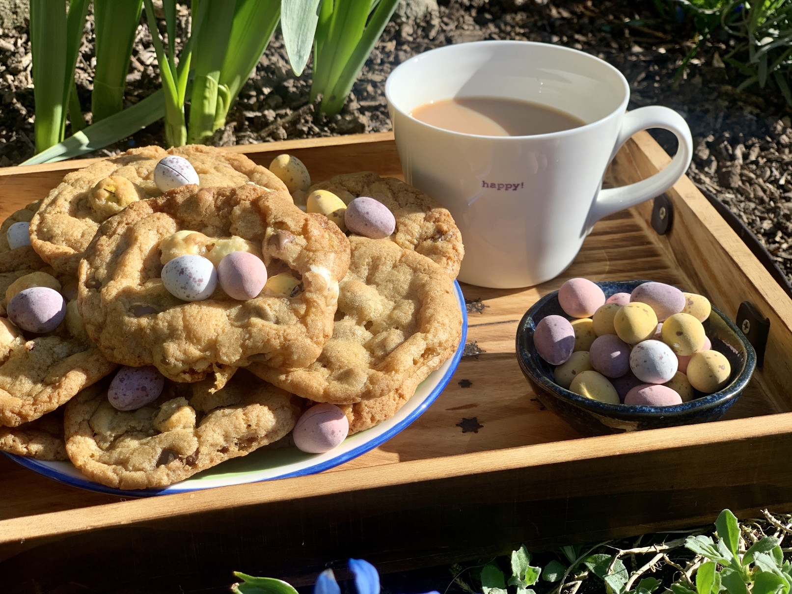 Delicious Easy Mini Egg and White Chocolate Cookies Recipe