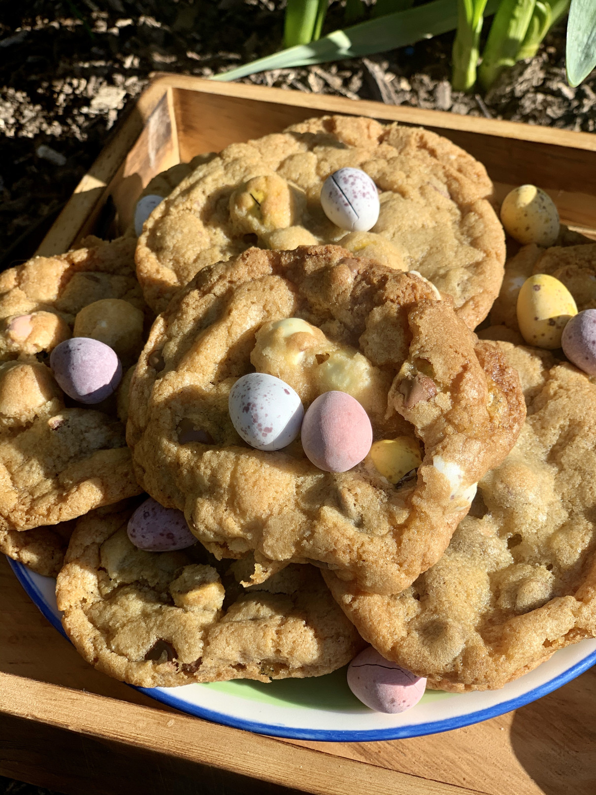Delicious Easy Mini Egg and White Chocolate Cookies Recipe She Gets