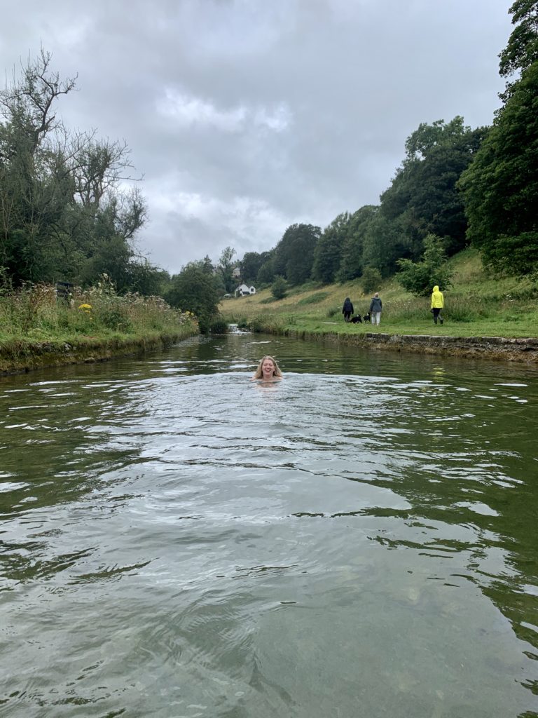 Wild Swimming in Youlgreave, River Bradford