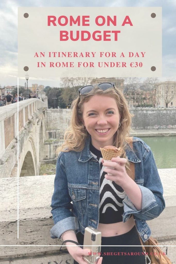 Rome on a budget - an itinerary for a day in Rome for under €30