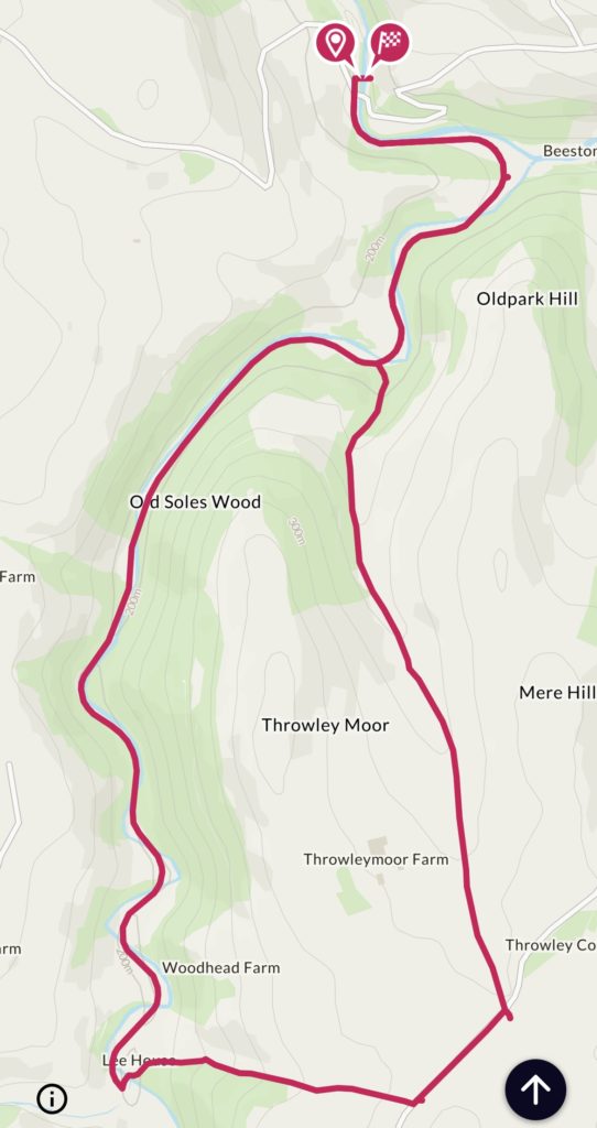 map of easy loop walk in the Manifold VAlley