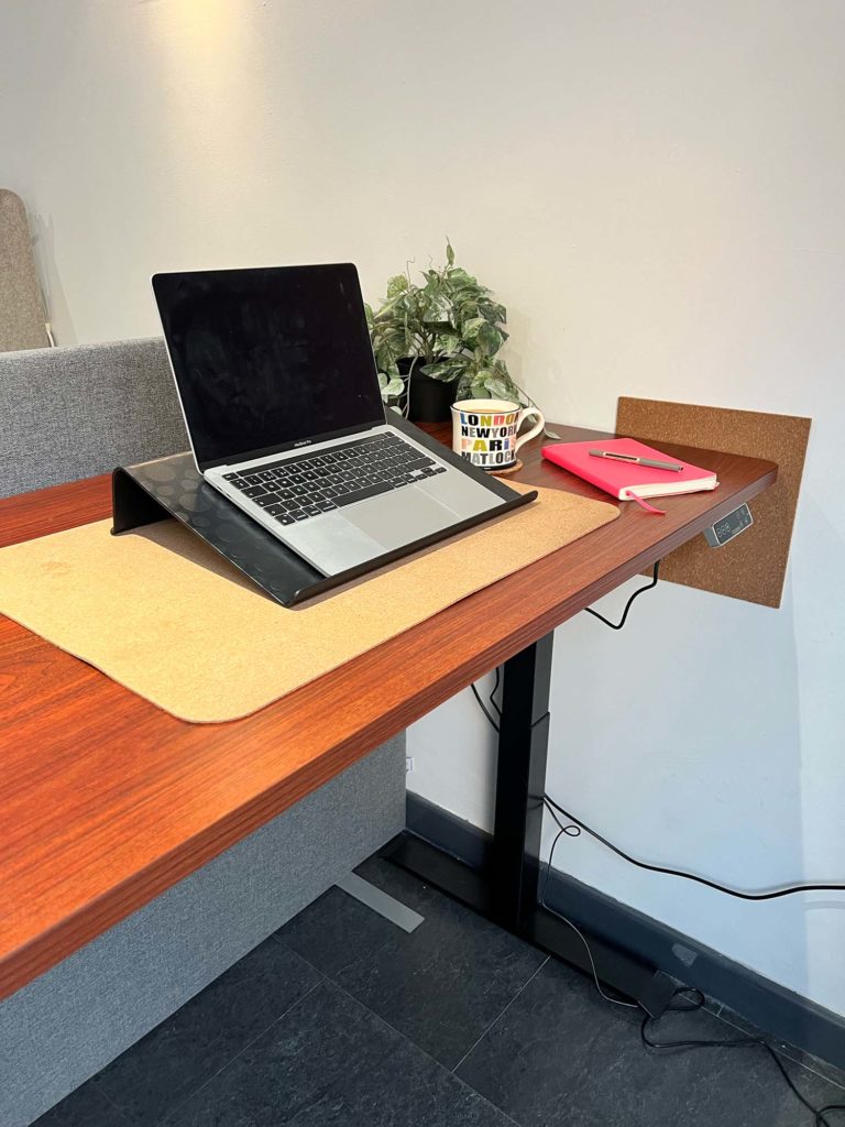 e7 stand up desk - ways to stay active when working remotely