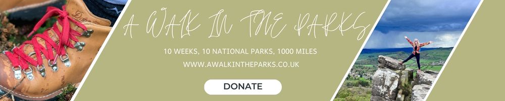 A Walk in the Parks donation banner