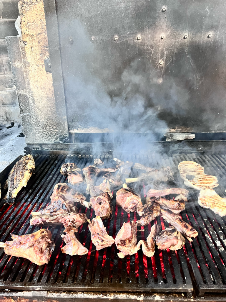 Traditional lamb lunch on Brac island in Croatia - a short day trip from Split