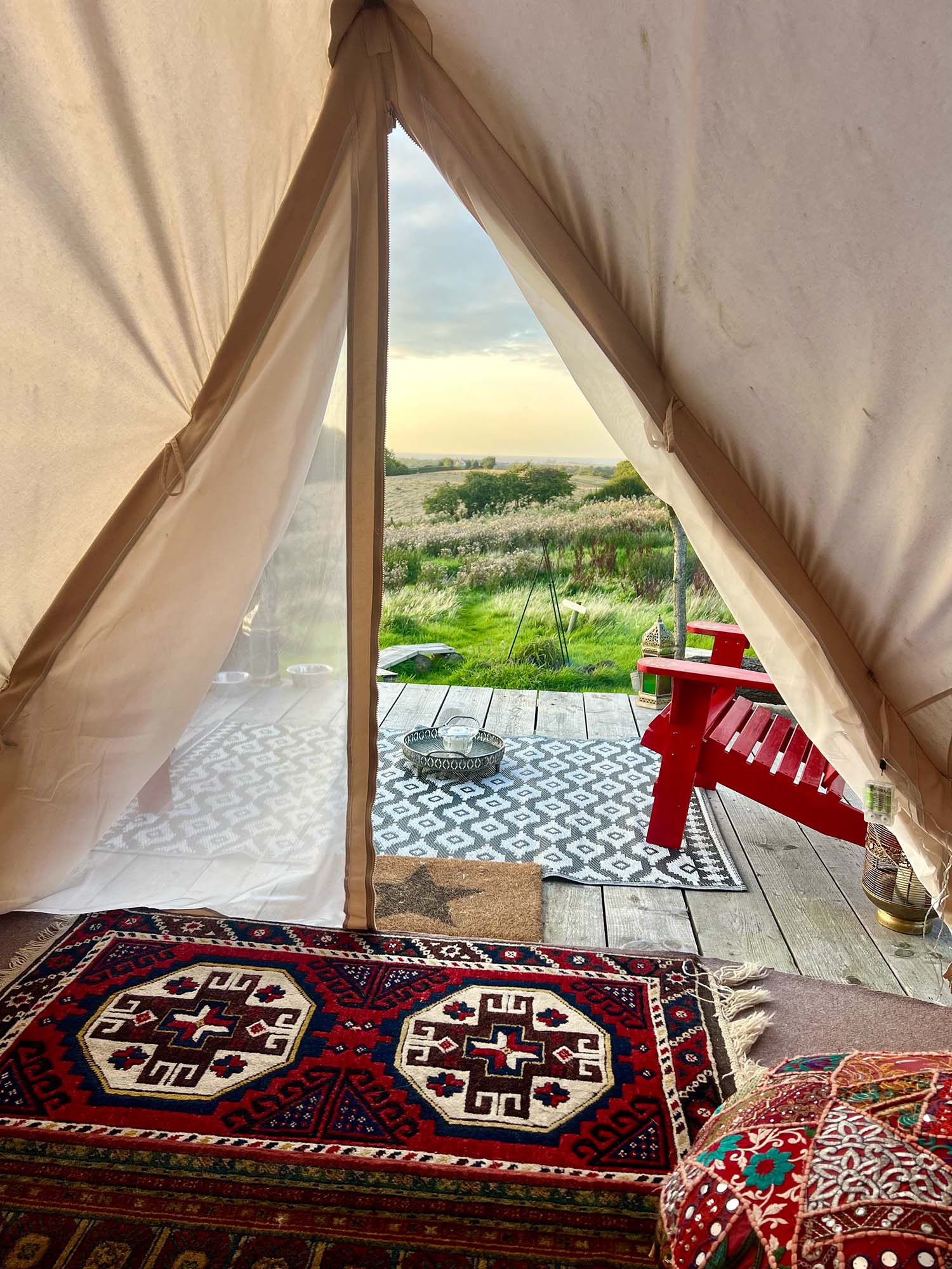 The best off grid glamping in Yorkshire at Coast and Camplight - She ...