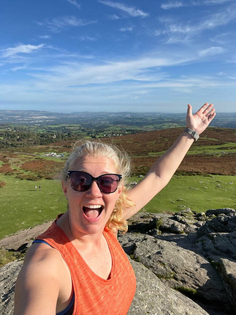 HIking in Dartmoor National Park